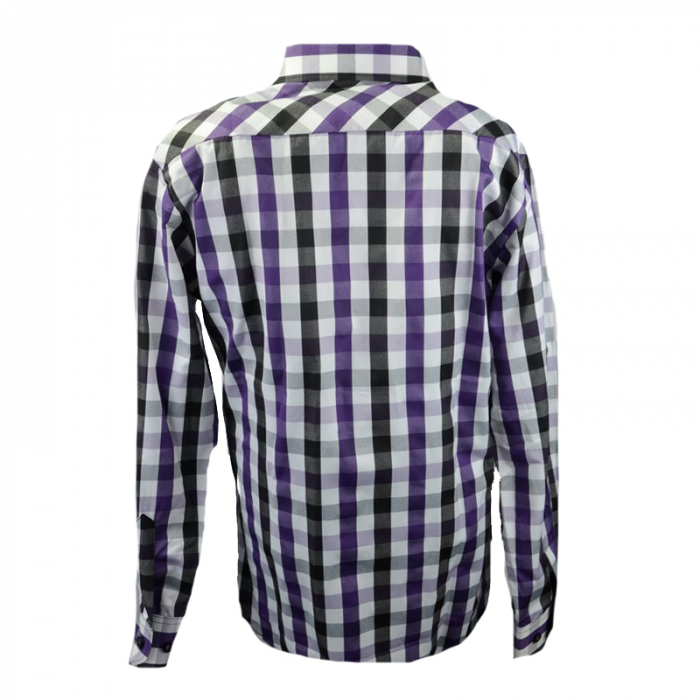 Camasa cu maneca lunga pentru baieti Jankes KSL-156C-146-cm, Mov [3]