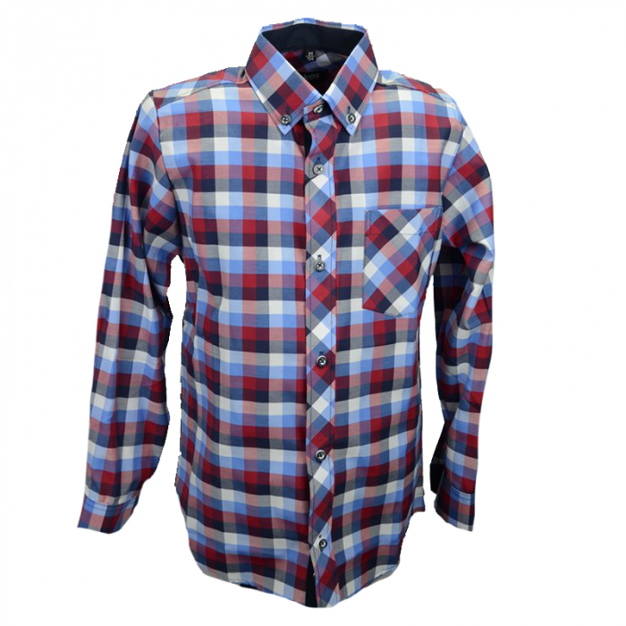 Camasa cu maneca lunga pentru baieti Jankes KSL-33C-122-cm, Multicolor [2]
