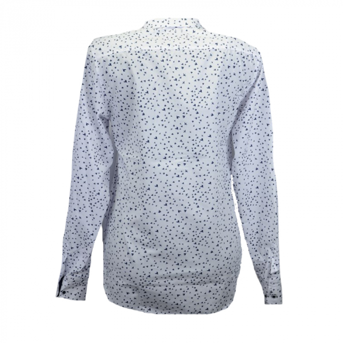 Camasa cu maneca lunga pentru baieti Koszulland KSL-99C-128-cm, Alb [2]