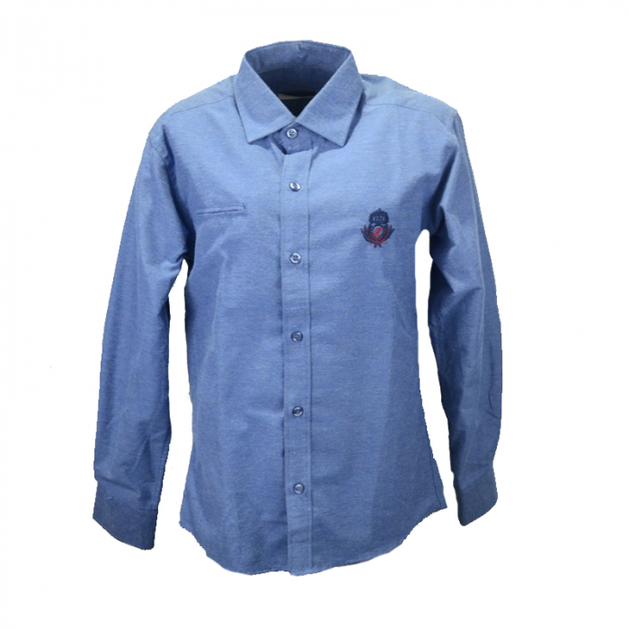 Camasa cu maneca lunga pentru baieti LA Kids 1602-1-86-cm, Albastru [1]