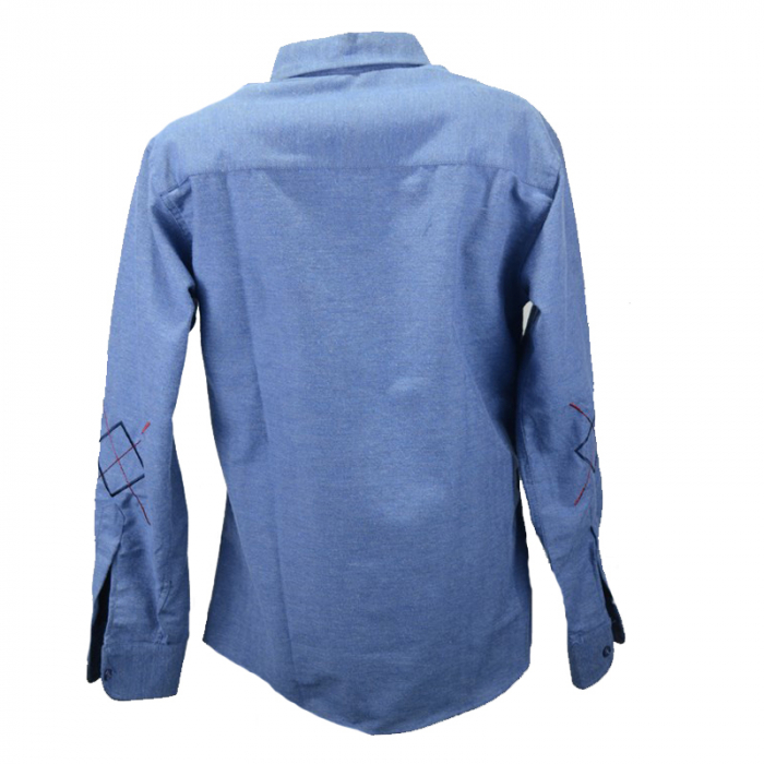 Camasa cu maneca lunga pentru baieti LA Kids 1602-116-cm, Albastru [3]