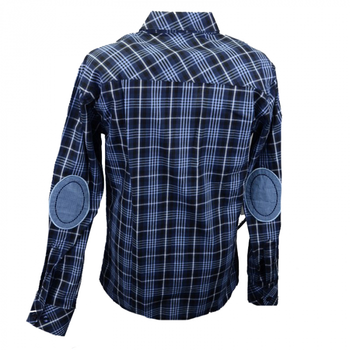 Camasa cu maneca lunga pentru baieti LA Kids KSL-168C-98-cm, Bleumarin [2]