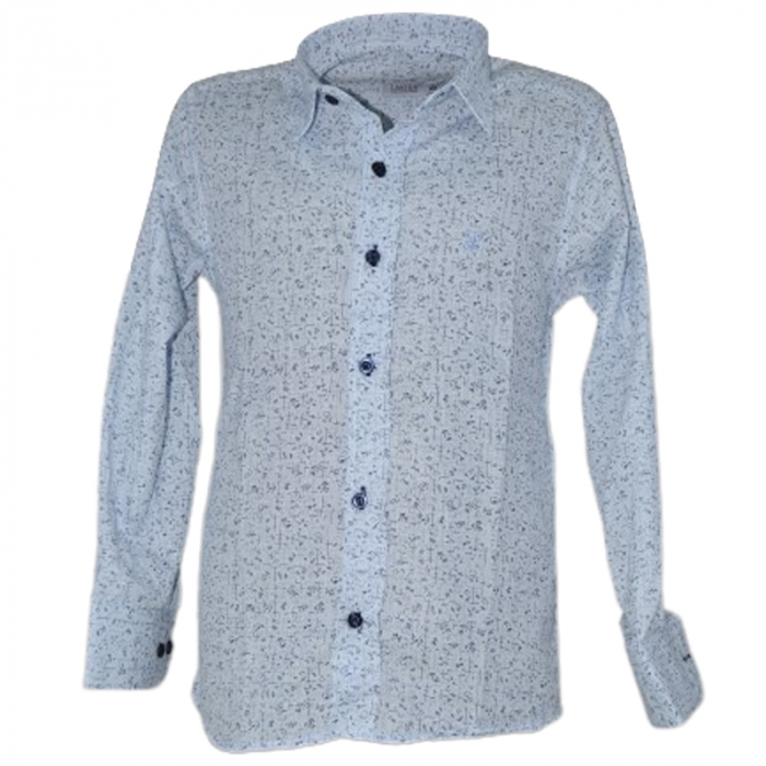 Camasa cu maneca lunga pentru baieti Looks Kids LK970813, Albastru [1]