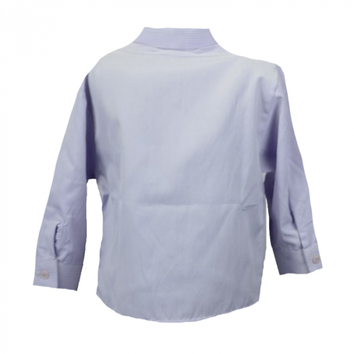 Camasa cu maneca lunga pentru baieti Mini Junior KSL-137C-74-cm, Mov [2]