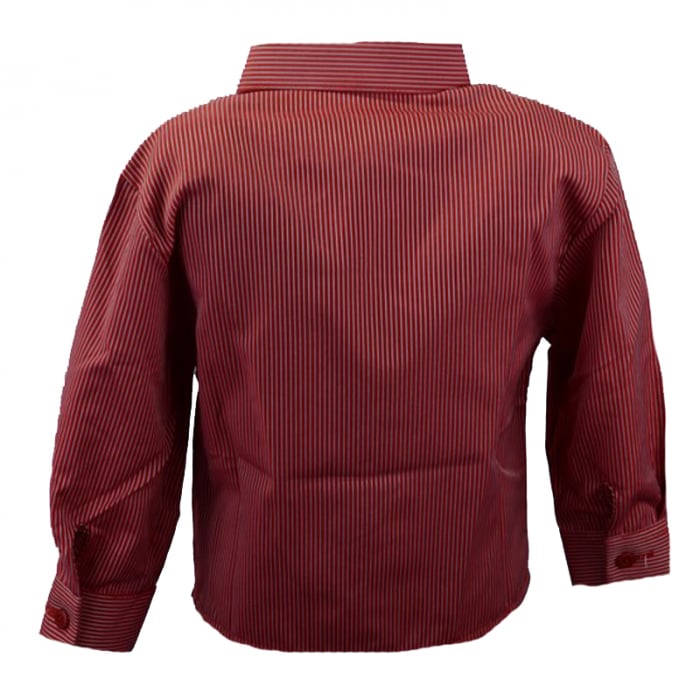 Camasa cu maneca lunga pentru baieti Mini Junior KSL-186C-74-cm, Rosu [2]