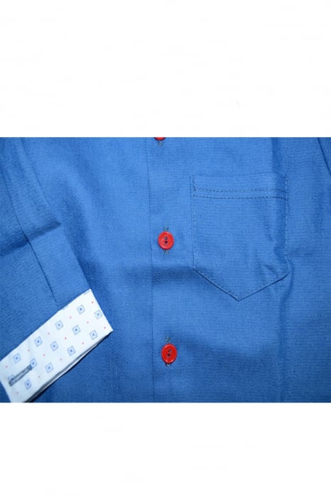 Camasa cu maneca lunga pentru baieti ModaStyl CMLB17-AL-74-cm, Albastru [3]
