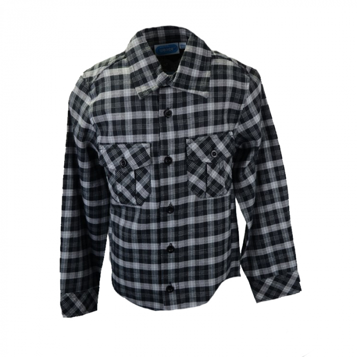 Camasa cu maneca lunga pentru baieti Wenice KSL-67C-122-cm, Negru [1]