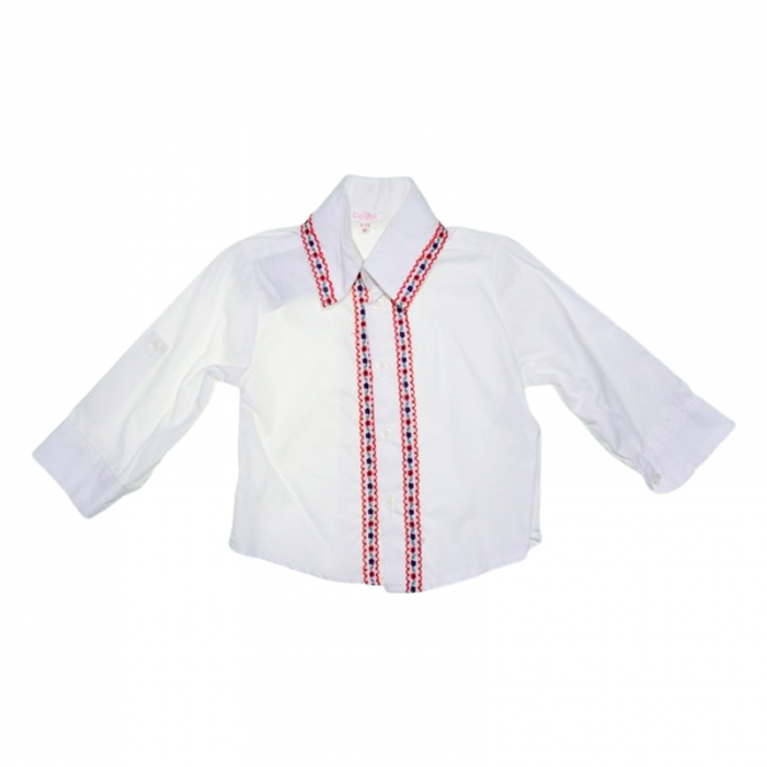 Camasa cu maneca lunga pentru copii, Christopher Baby Club CST020425, Alb [1]