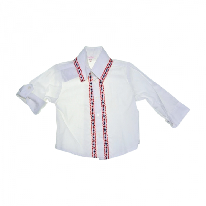 Camasa cu maneca lunga pentru copii, Christopher Baby Club CST020425, Alb [2]