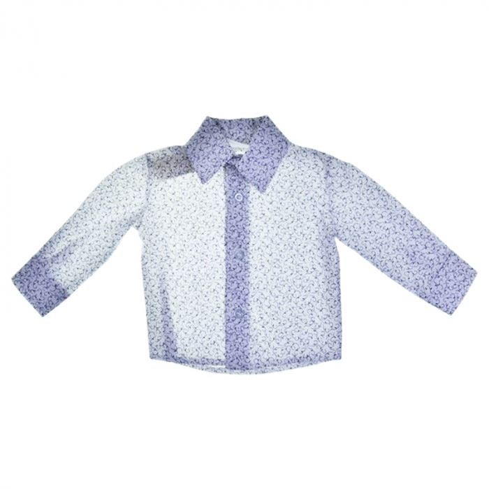 Camasa cu maneca lunga pentru copii, Mini Junior CM010425-8, Alb [1]