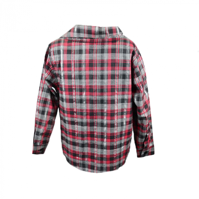 Camasa cu maneca lunga pentru fete Mini Junior CFMJ-14-98, Rosu [4]