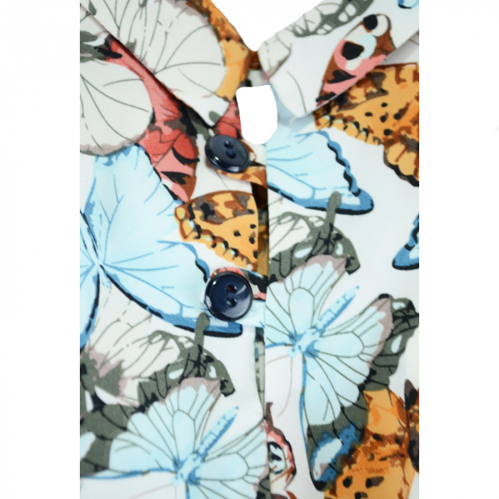 Camasa cu maneca lunga pentru fete Mini Junior CFMJ-16-128, Multicolor [2]