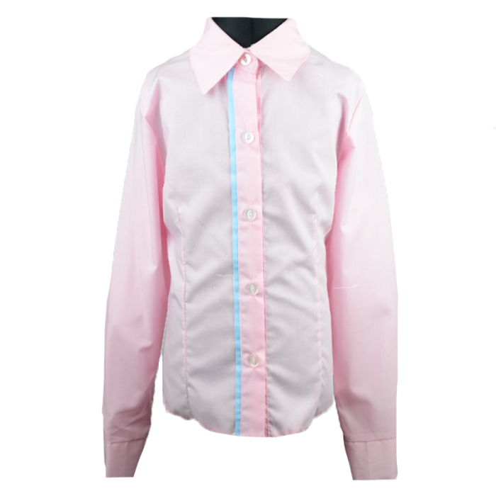 Camasa cu maneca lunga pentru fete Mini Junior CFMJ-2-128, Roz [3]