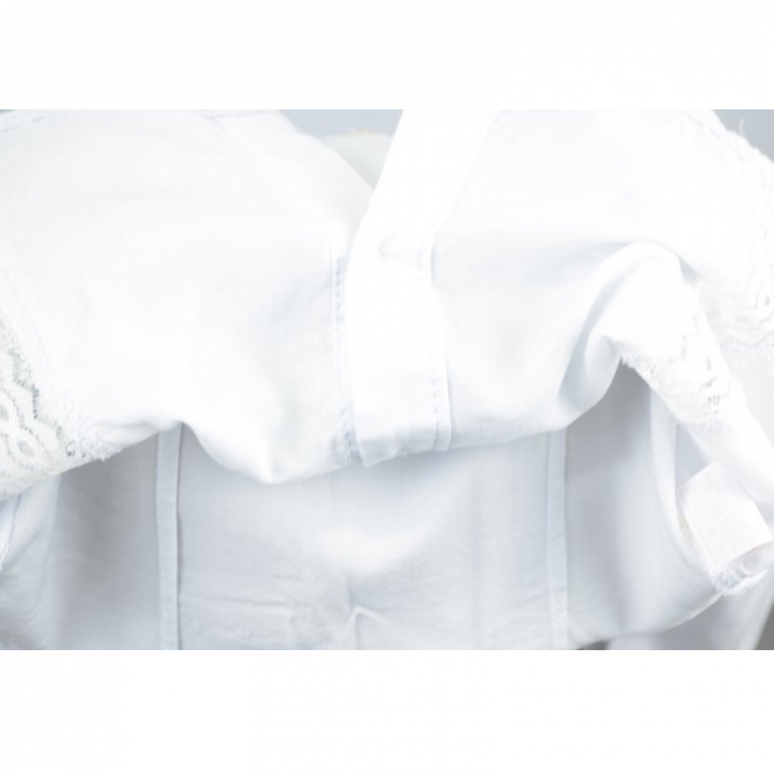 Camasa cu maneca lunga pentru fete Mini Junior CFMJ-28-128, Alb [2]