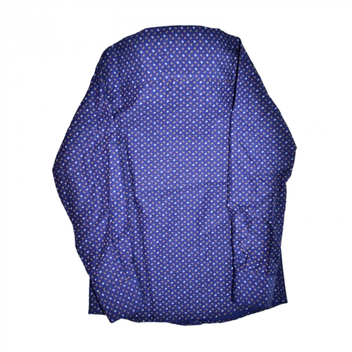Camasa cu maneca lunga, slim cu model, pentru copii, LA Kids LKD1768-04, Albastru inchis [4]