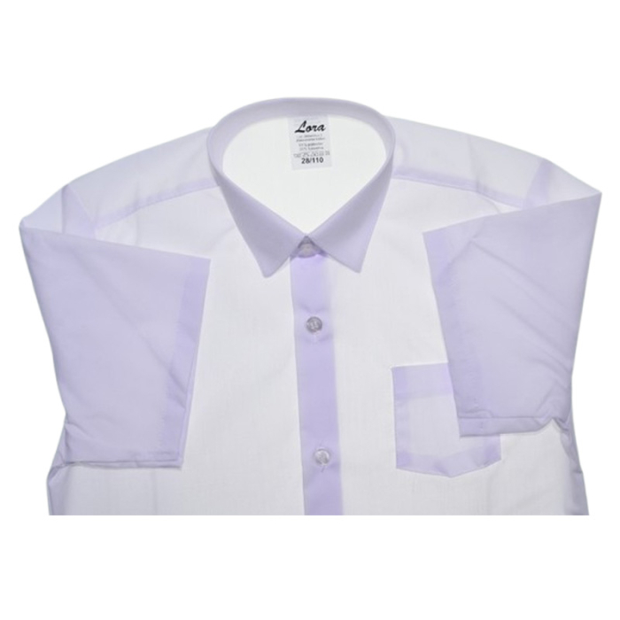 Camasa cu maneca scurta, pentru copii, LA Kids LKD2609A, Alb [2]