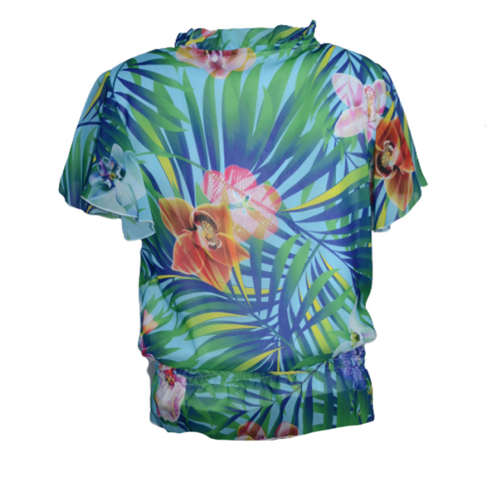 Camasa cu maneca scurta pentru fete Mini Junior IGM-9, Multicolor [2]