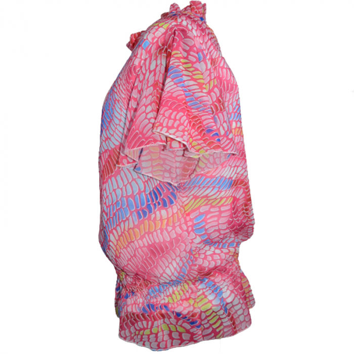 Bluza cu maneca scurta pentru fete Mini Junior IGM-12, Roz [3]