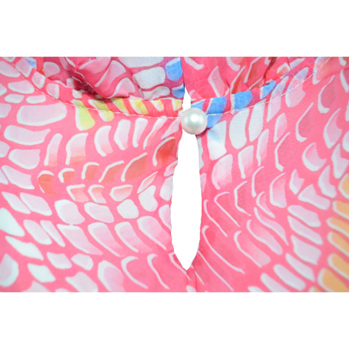 Bluza cu maneca scurta pentru fete Mini Junior IGM-12, Roz [4]