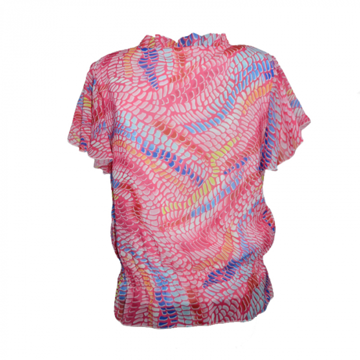 Bluza cu maneca scurta pentru fete Mini Junior IGM-12, Roz [2]