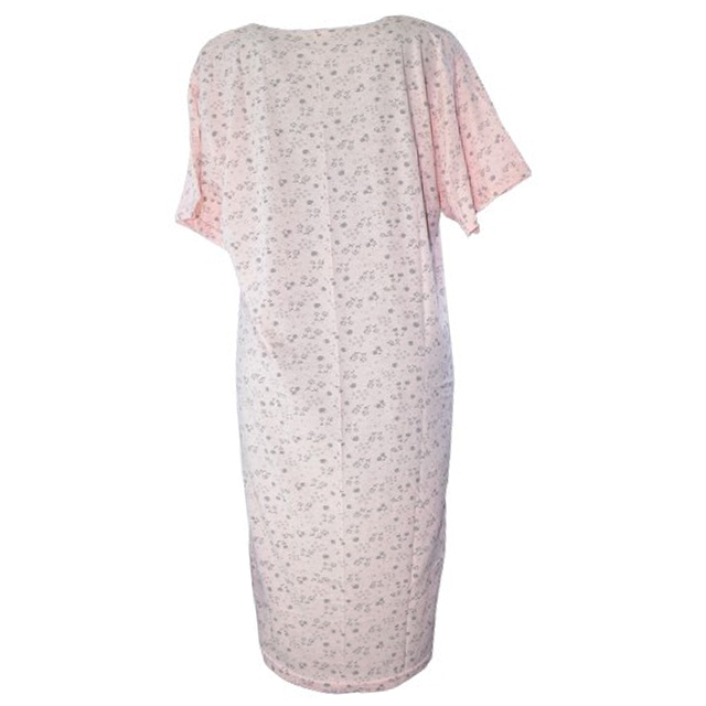 Camasa de noapte cu maneca scurta pentru alaptat 3246R, Roz [2]