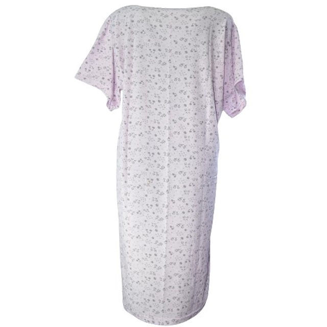 Camasa de noapte cu maneca scurta pentru alaptat 3246RZ, Roz [2]