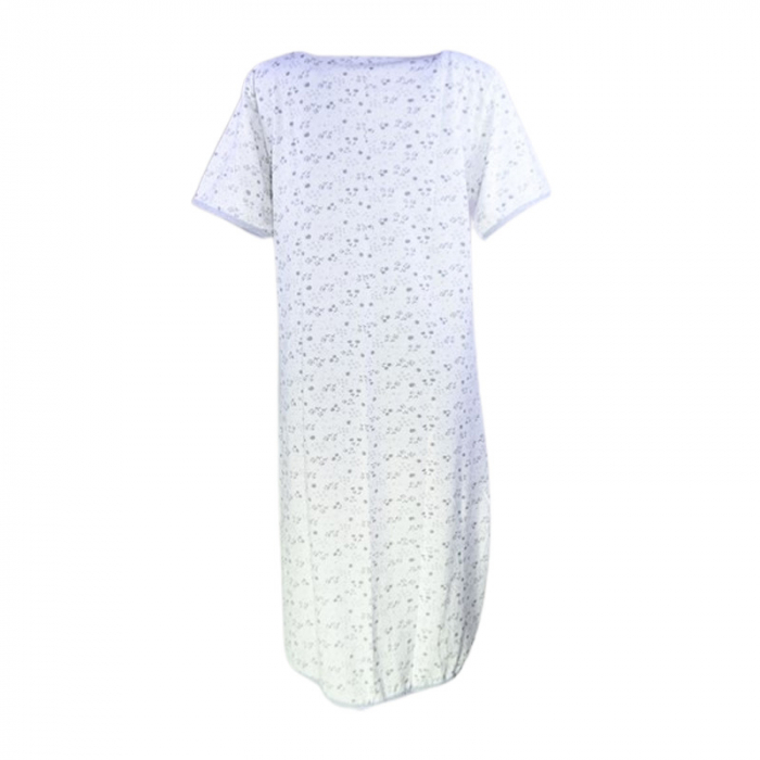 Camasa de noapte, cu maneca scurta, pentru alaptat, Sevgi 3295A, Alb [3]