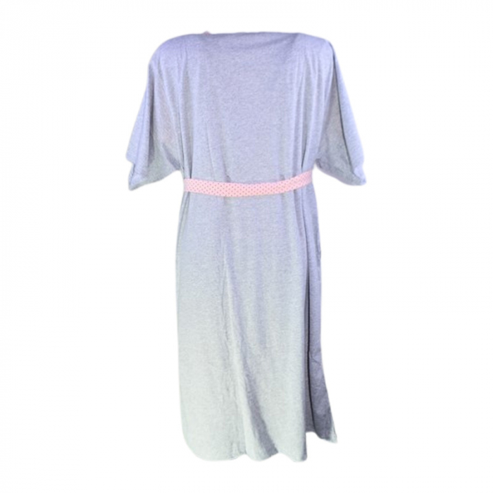 Camasa de noapte cu buline, pentru alaptat, cu halat Sevgi 617C, Coral [3]