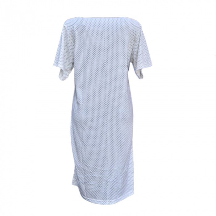 Camasa de noapte cu maneca scurta pentru alaptat Sevgi CAS-2, Crem [3]