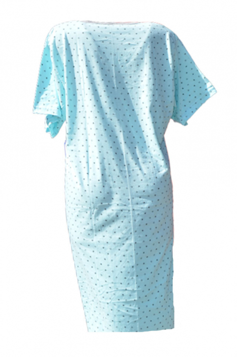 Camasa de noapte pentru alaptat 3194AL-2XL, Albastru [3]