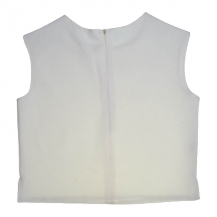 Bluza fara maneci pentru fete Mini Junior 300323-4, Crem [2]