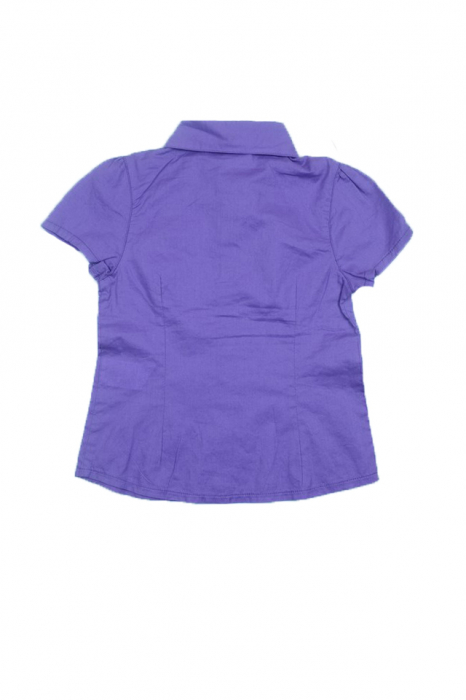 Camasa eleganta maneca scurta pentru fete Wenice BL02300040-1M-98, Mov [2]
