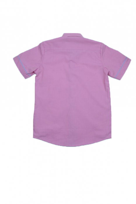 Camasa cu maneca scurta pentru baieti Jankes JKS22-R-128, Roz [3]