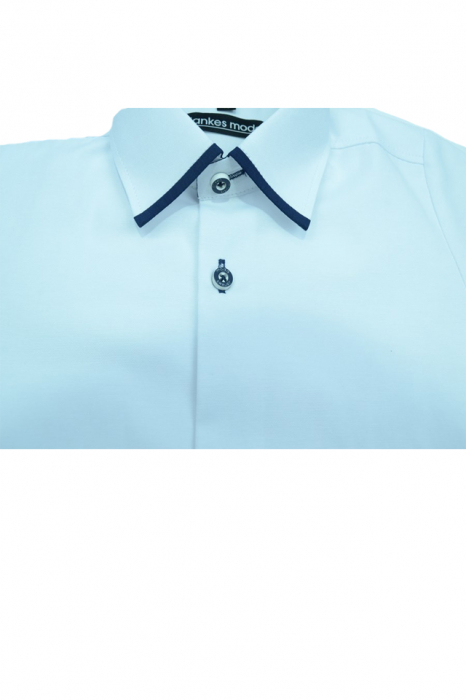 Camasa cu maneca scurta pentru baieti Jankes JKS26-A-98, Alb [2]