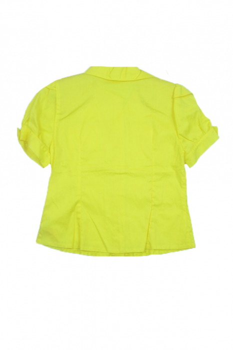 Camasa cu maneca scurta pentru fete MB Hanna MBH-006-38786-140, Galben [4]