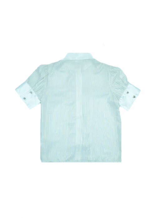 Camasa cu maneca scurta pentru fete Wenice AU54009-2-140, Alb [3]
