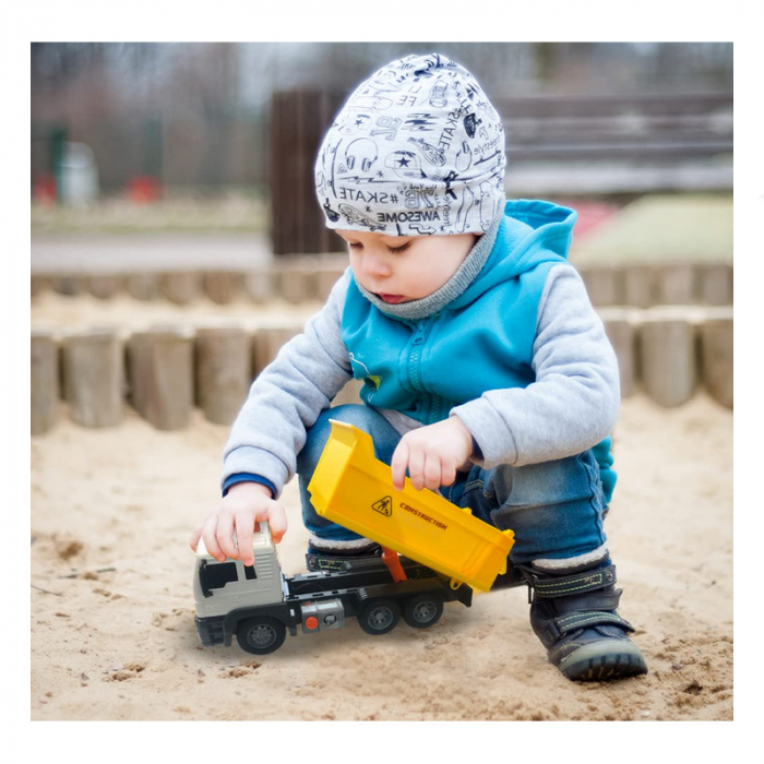 Basculanta de jucarie cu sunete si lumini Mini Junior 126857, Galben [4]