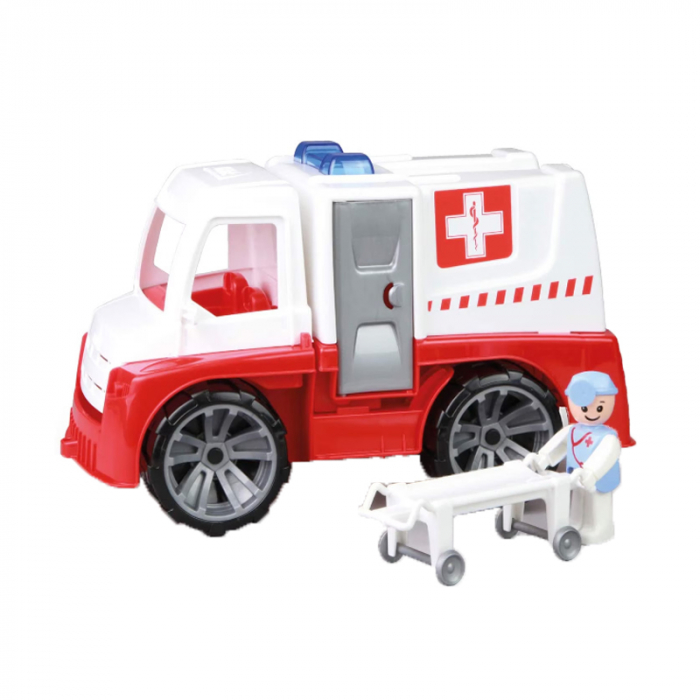 Ambulanta cu figurina pentru copii Lena Truxx 869701, Rosu [2]