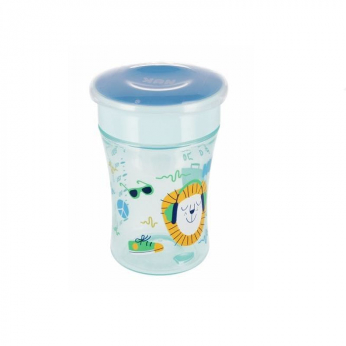 Cana anti curgere 230 ml Nuk Magic Cup 10751138, Albastru [1]