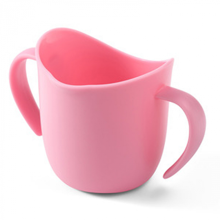 Cana ergonomica 120 ml pentru copii BabyOno 1463/03R, Roz [2]