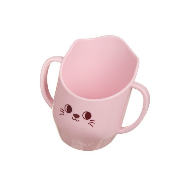 Cana ergonomica pentru copii, pentru a invata sa bea, 150 ml Akuku, A0696, Roz [3]