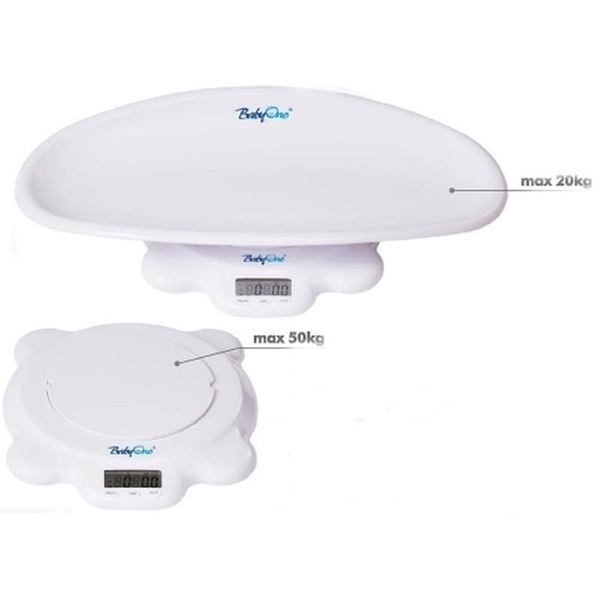 Cantar electronic 2 in 1 BabyOno 291, Alb [3]