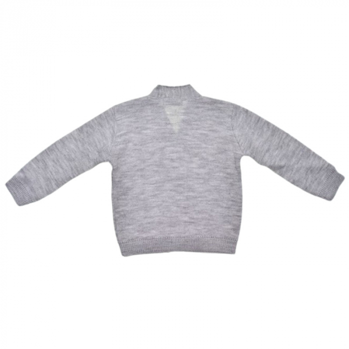 Cardigan cu maneca lunga, pentru baieti, Mini Junior, CRG2808G, Gri [3]