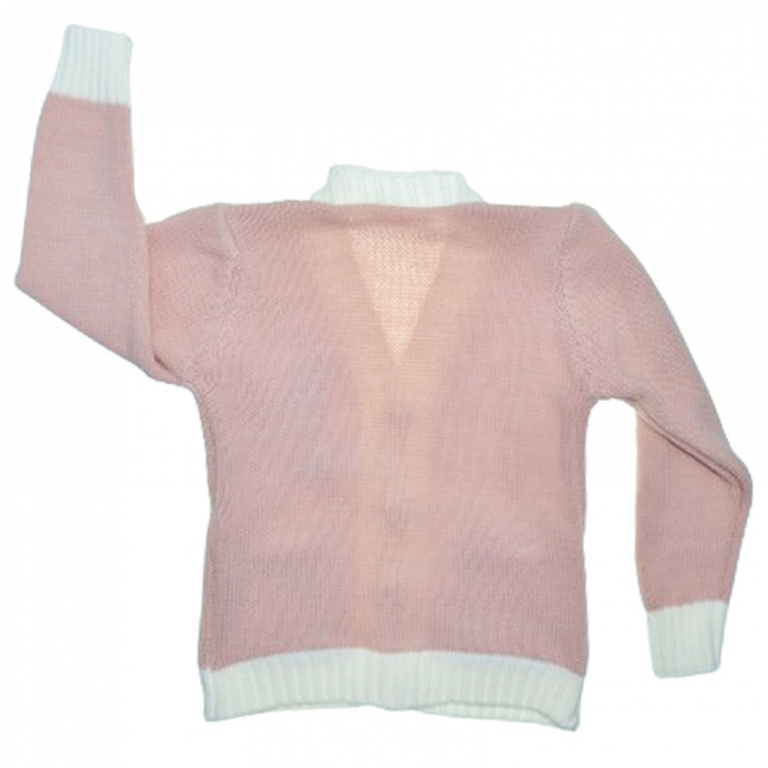 Cardigan cu maneca lunga pentru fete New Collection 2324, Roz [2]