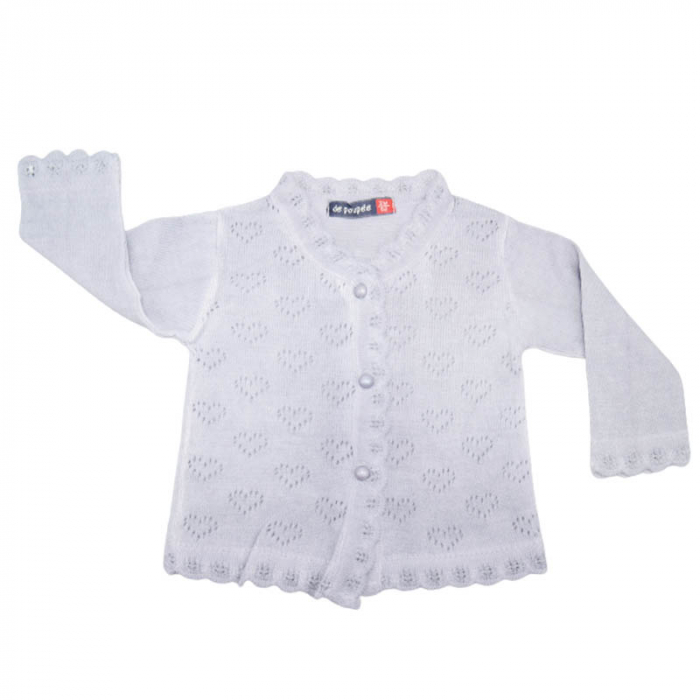 Cardigan cu maneca lunga pentru fete Mini Junior CPFML-5426, Gri [1]