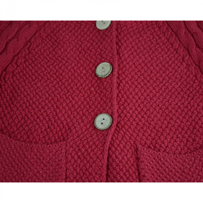 Cardigan cu maneca lunga pentru fete Vitamins BV-1-86-cm, Rosu [2]