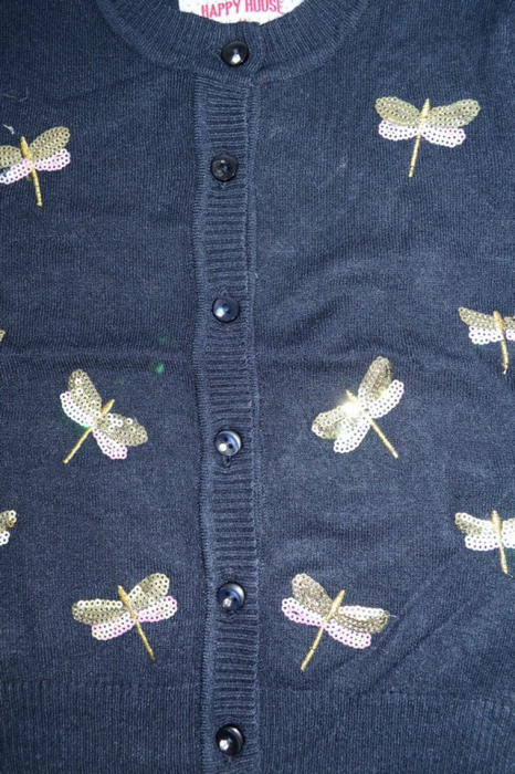 Cardigan cu maneca lunga pentru fete Happy House BL-272B-98, Bleumarin [3]