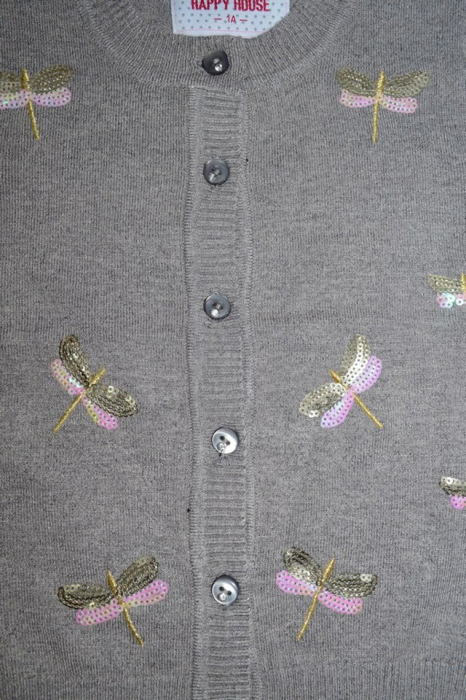 Cardigan cu maneca lunga pentru fete Happy House BL-272G-104, Gri [2]