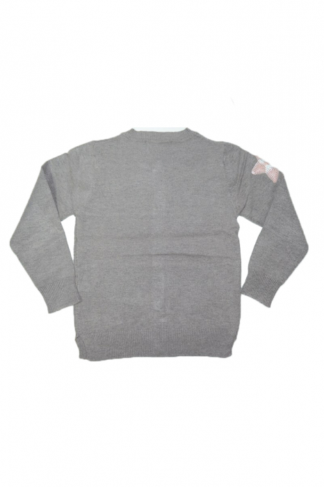 Cardigan cu maneca lunga pentru fete Happy House BL-274-104, Gri [4]