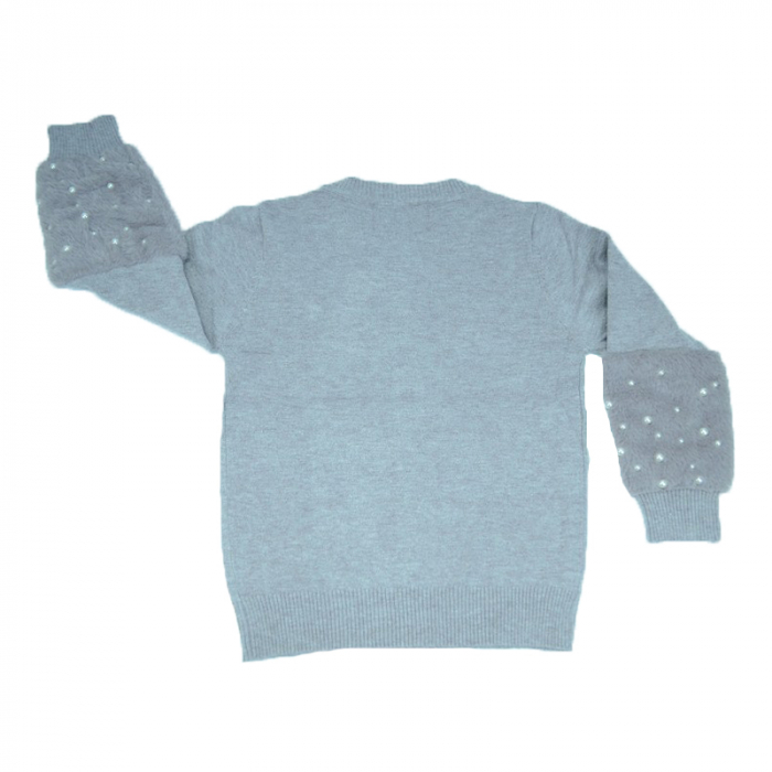 Cardigan cu maneca lunga pentru fete Happy House BL-295G-104, Gri [2]